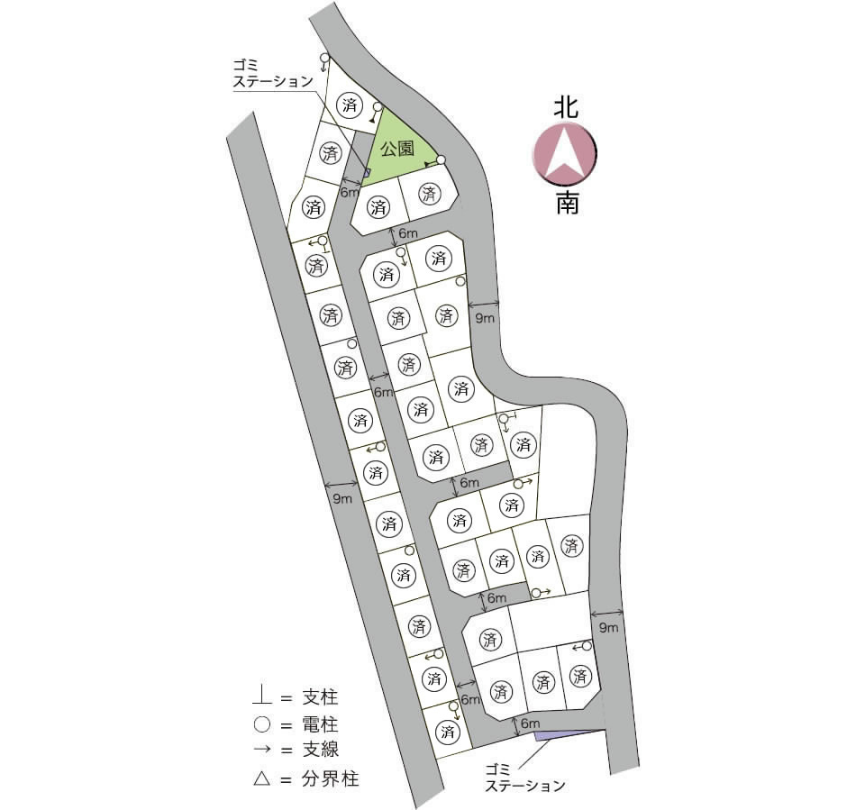 宇都宮市上戸祭町ニュータウン 全36区画