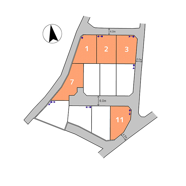 宇都宮市駒生２丁目ニュータウン 全11区画