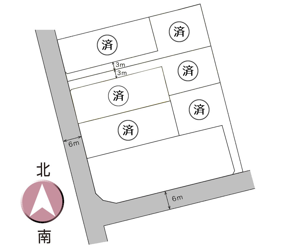 宇都宮市鐺山町ニュータウン 全9区画